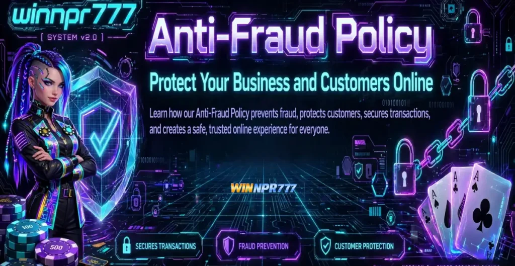 Winnpr777 | Anti-Fraud Policy