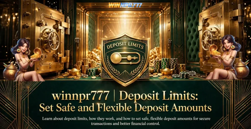 Winnpr777 | Deposit Limits
