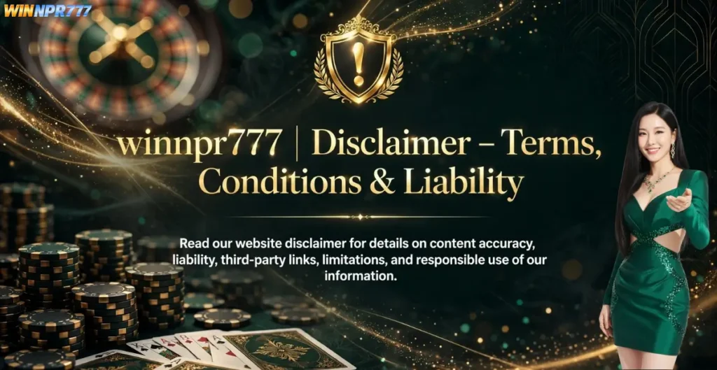 Winnpr777 | Disclaimer